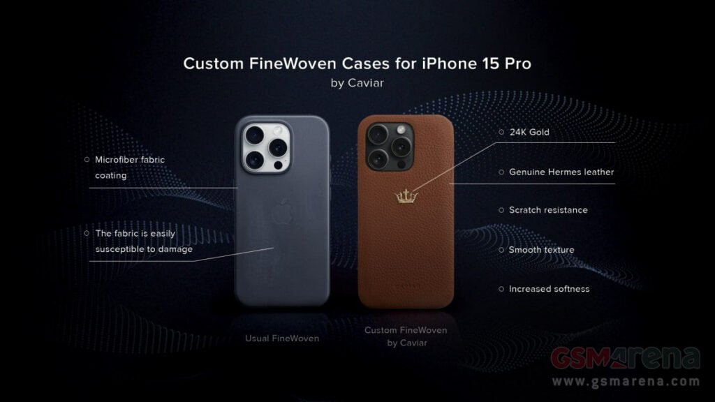 کاویار از قاب‌های FineWoven آیفون با چرم طبیعی هرمس رونمایی کرد + عکس