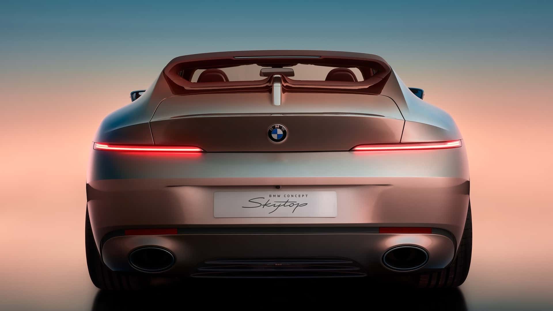این ماشین BMW Skytop است؛ کانسپت مدرن و لوکس با الهام از کوسه_کویر دانش 6 نمای عقب خودرو کانسپت BMW Skytop