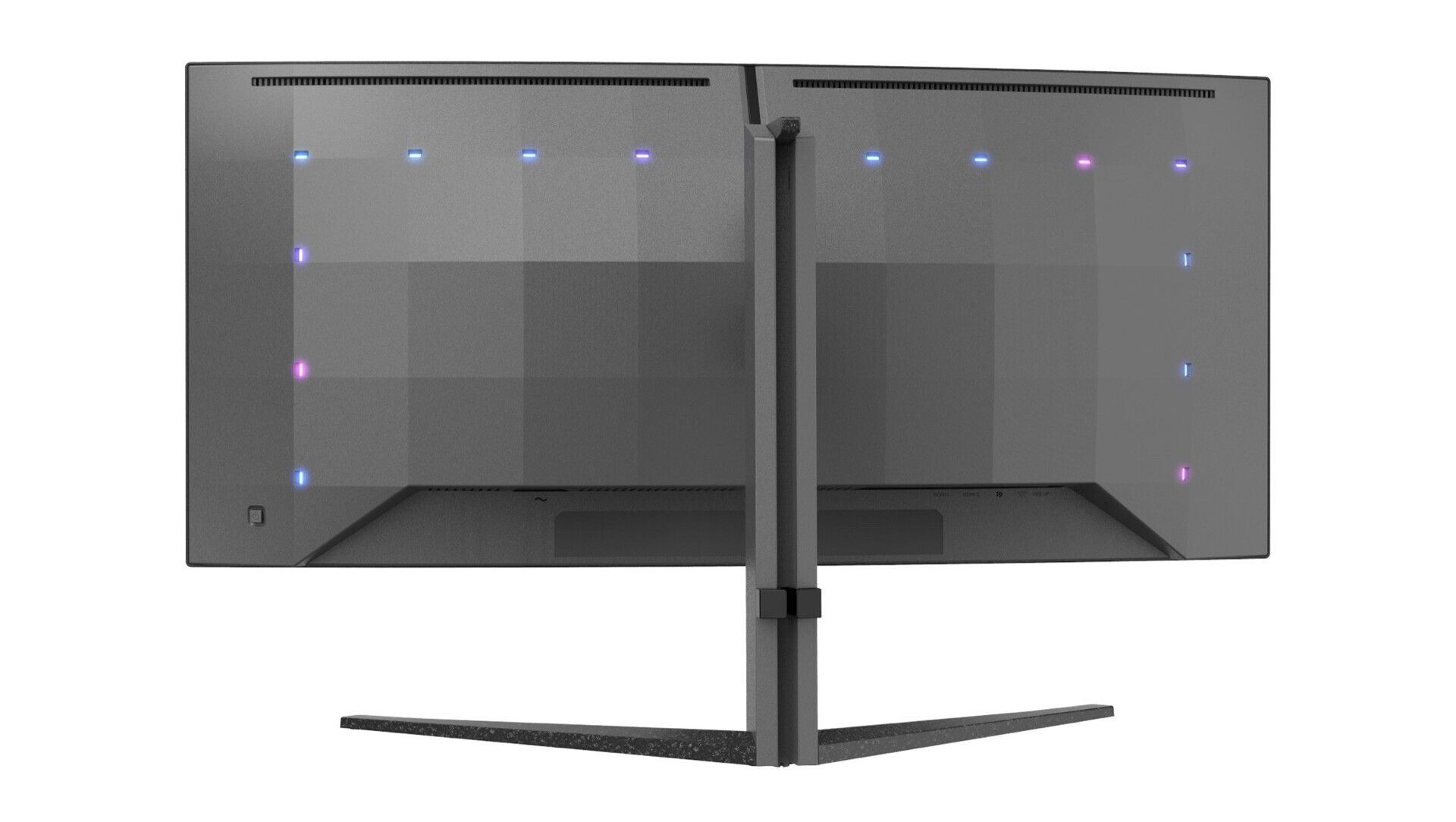 مانیتور ۳۴ اینچی فیلیپس با پنل خمیده OLED و طراحی دلنشین رونمایی شد_کویر دانش 7 نمای پنل پشتی مانیتور گیمینگ فیلیپس مدل Evnia 34M2C6500