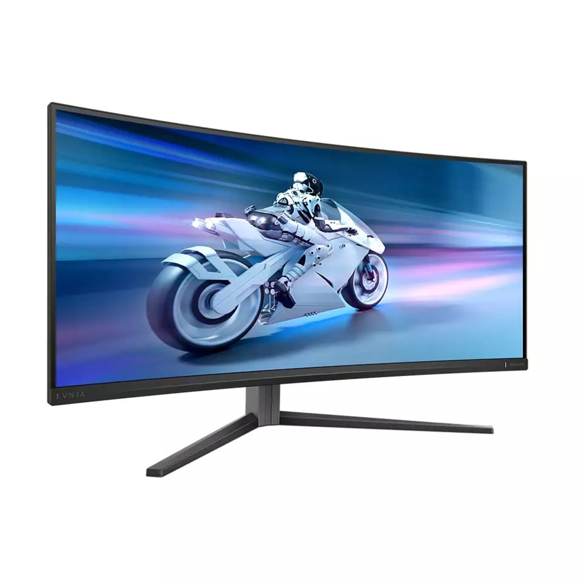 مانیتور ۳۴ اینچی فیلیپس با پنل خمیده OLED و طراحی دلنشین رونمایی شد_کویر دانش 6 نمای پنل جلویی مانیتور گیمینگ فیلیپس مدل Evnia 34M2C6500