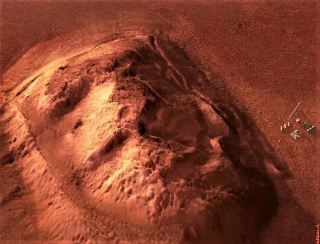 وایکینگ 1 چهره بهرام را ثبت می‌کند!