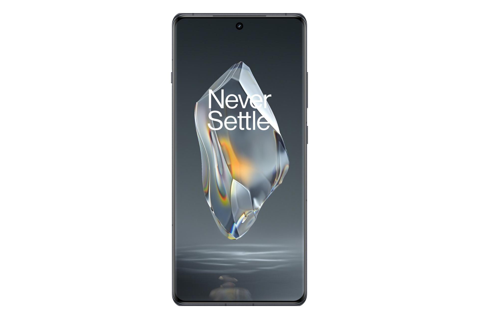 پنل جلو و صفحه نمایش گوشی موبایل وان پلاس OnePlus 12R خاکستری تیره