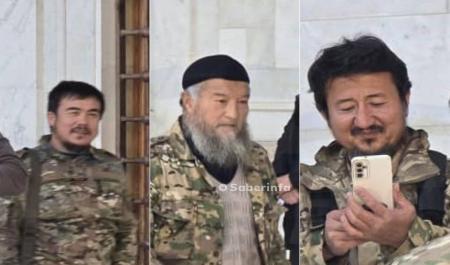 تصاویری از حضور شبه نظامیان خارجی در مسجد اموی دمشق