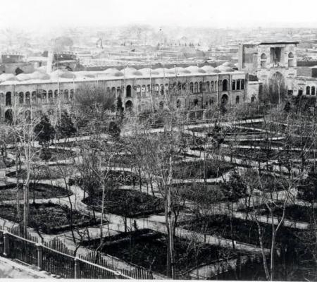 باغ میدان ارگ تهران در دروان قاجار