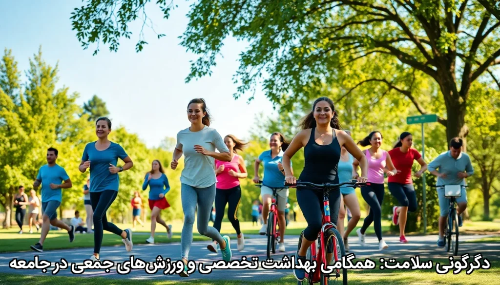 دگرگونی سلامت: همگامی بهداشت تخصصی و ورزش‌های جمعی در جامعه