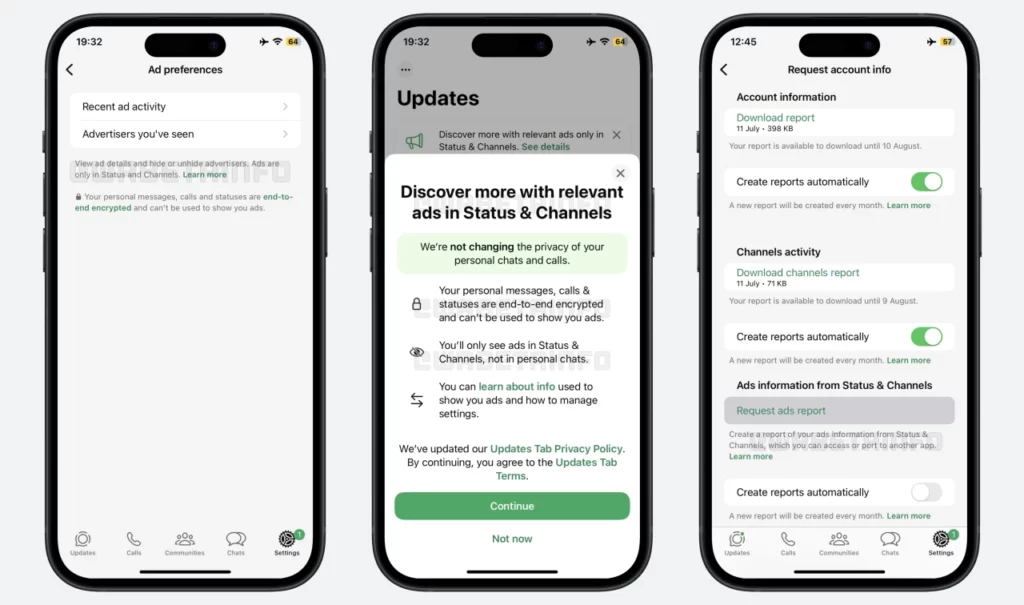 متا به‌زودی در واتس‌اپ تبلیغات نمایش می‌دهد