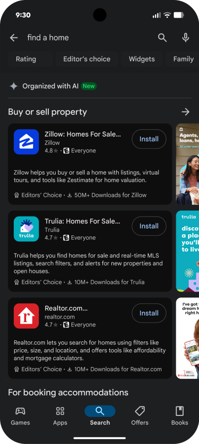 گوگل پلی استور با قابلیت‌های جدید هوش مصنوعی به‌روز شد